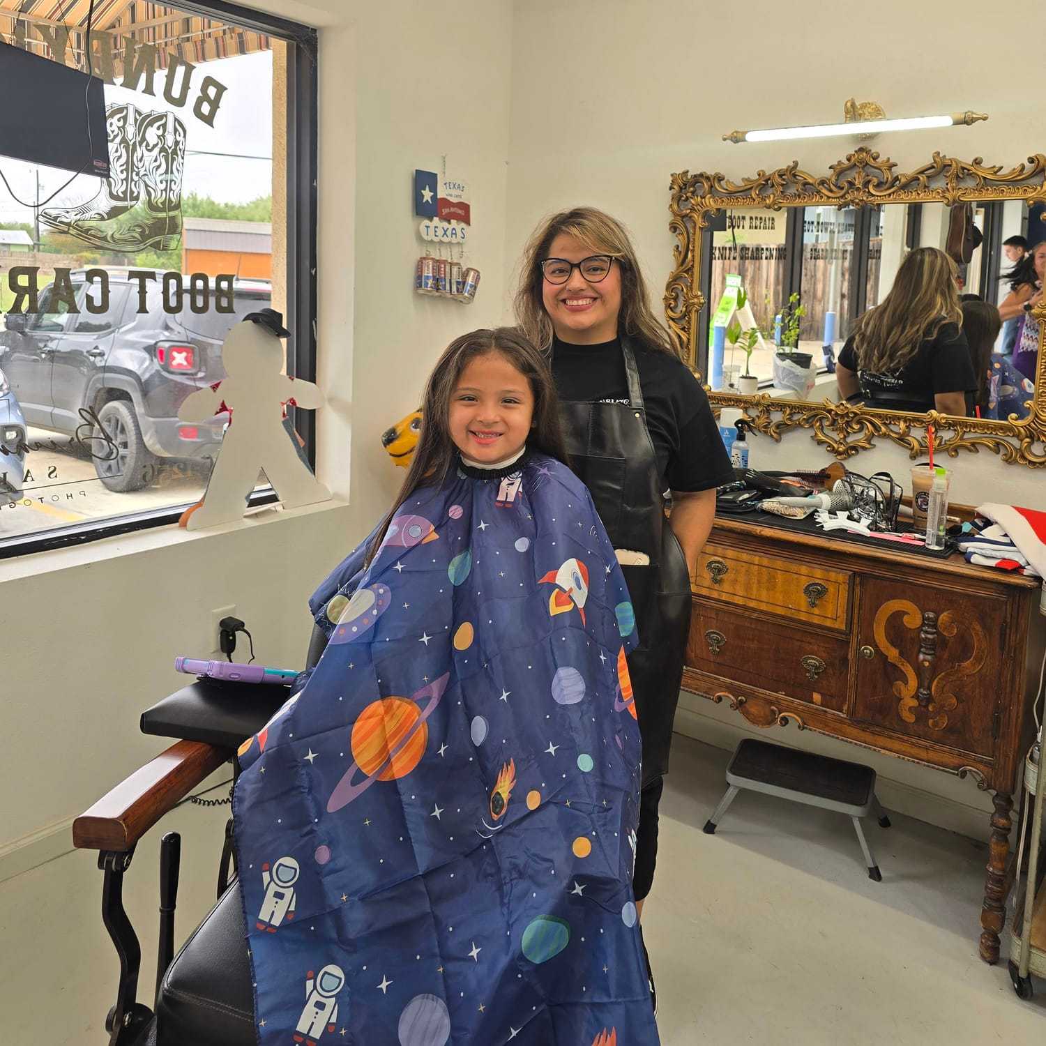 Portrait of Adriana, a professional stylist at Gunslingerz: An Old-Fashioned Barber Parlour, showcasing their expertise and style.
