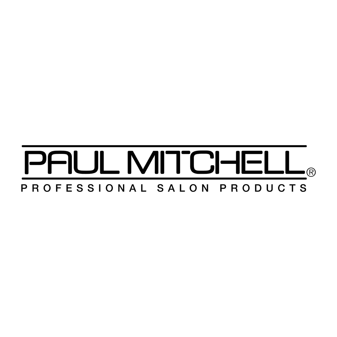 Paul Mitchell logo with the text: "Professional Salon Products" in a white circular background.